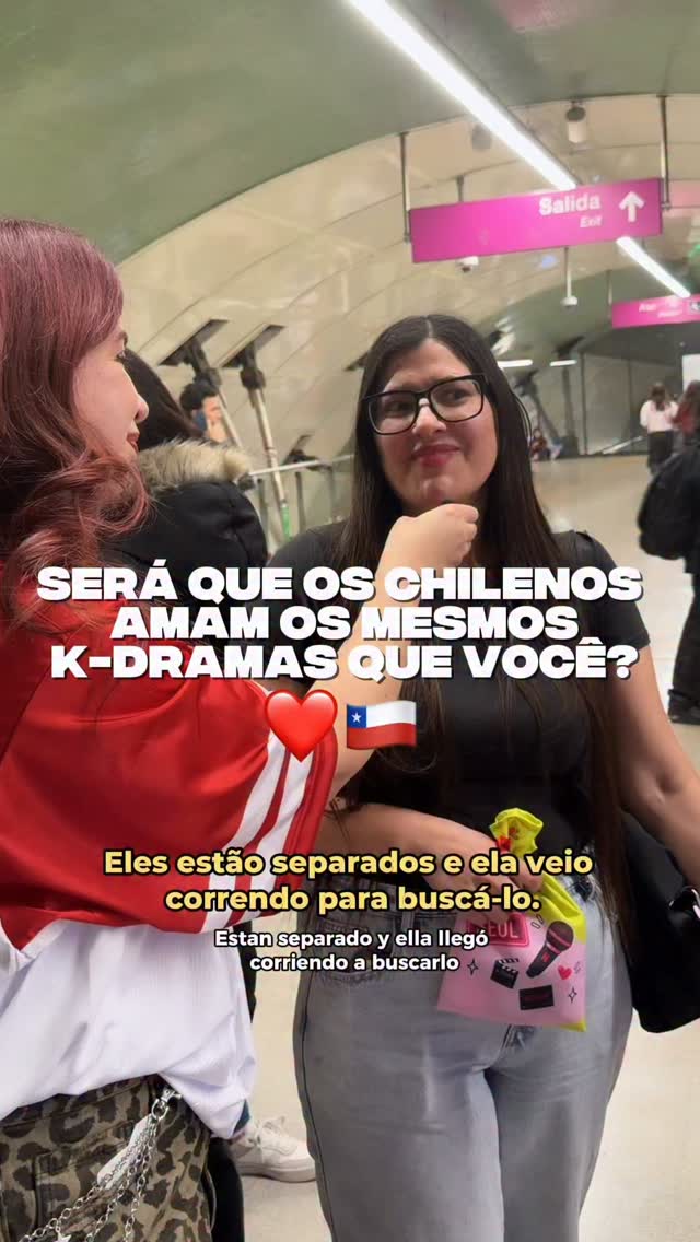 QUAL VOCÊ ESCOLHERIA? 

Será que os chilenos amam os mesmos K-dramas que os brasileiros? 

Aproveitei minha passagem por Santiago para descobrir quais são os K-dramas favoritos dos chilenos!

—

🇨🇱 ¿Será que a los chilenos les gustan los mismos K-dramas que a los brasileños? 👀💜

Aproveché mi visita a Santiago para descubrir cuáles son los K-dramas favoritos de los chilenos.

Y tú, ¿cuál elegirías? 👇

#Kdrama #Doramas #Chile #doramasnetflix #kstation