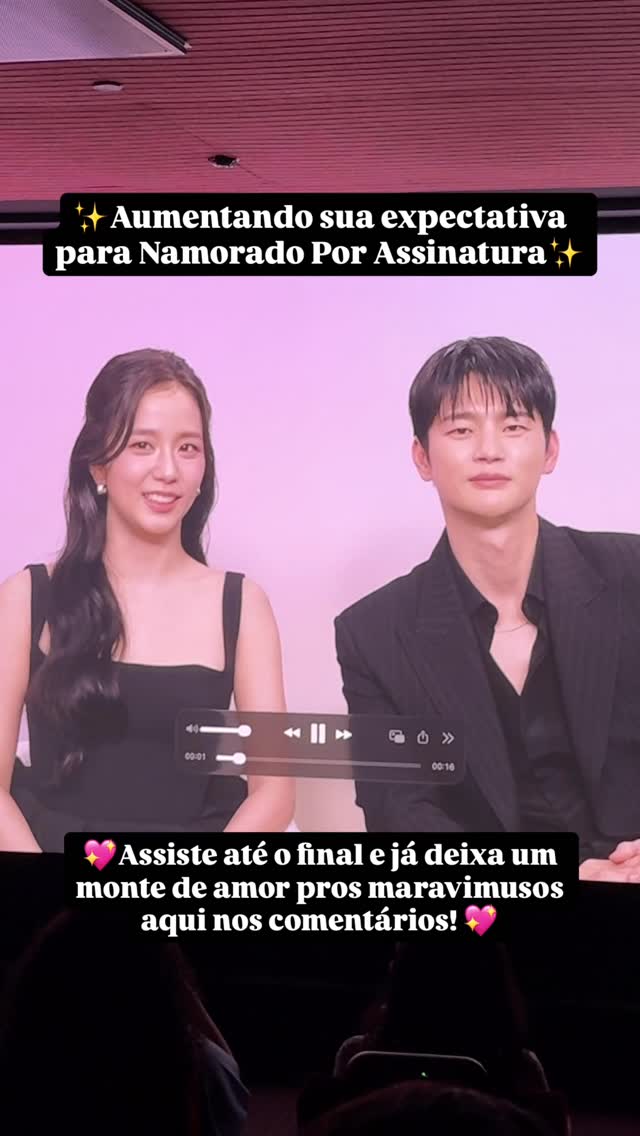 JÁ PODE COLOCAR OS DOIS NUM POTINHO 🥹🤏🏻
Jisoo e Seo In Guk mandam mensagem pro Brasil e já preparam nossa expectativa para “Namorado Por Assinatura” que chega completo dia 06/03 na Netflix.
.
.
.
#doramasnetflix #jisoo #seoinguk #boyfriendondemand #seriescoreanas