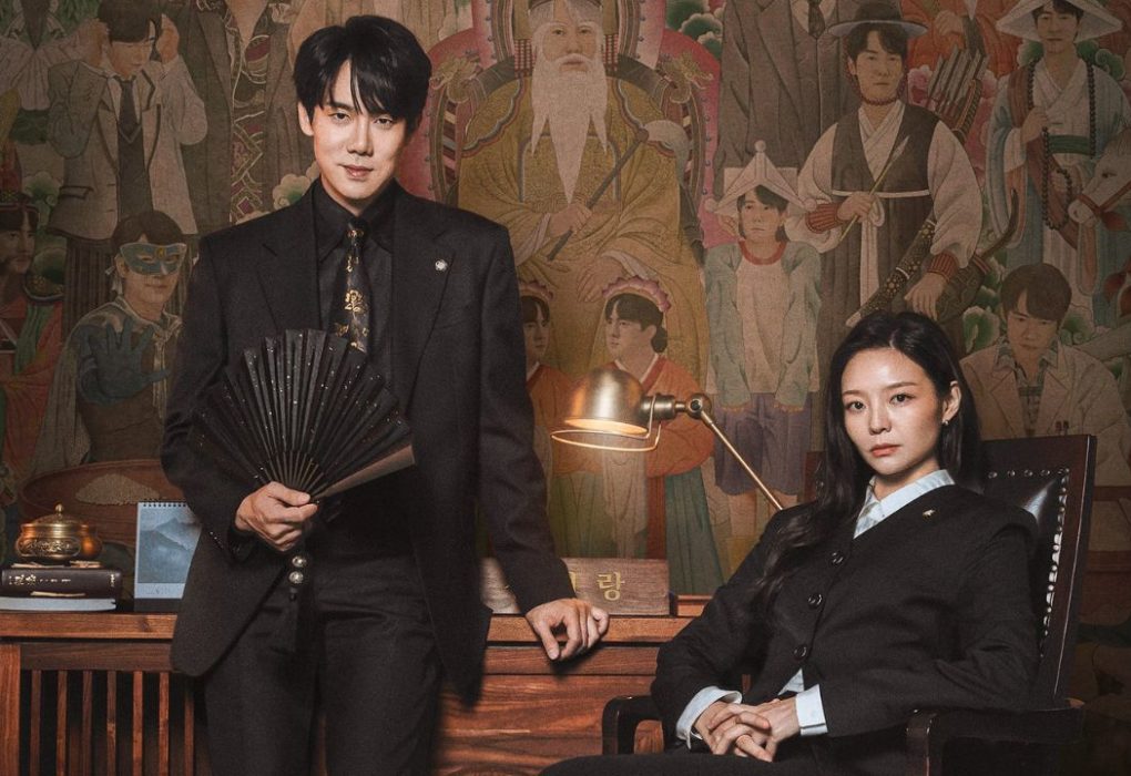 imagem dos dois protagonistas de advogado fantasma dorama novo netflix