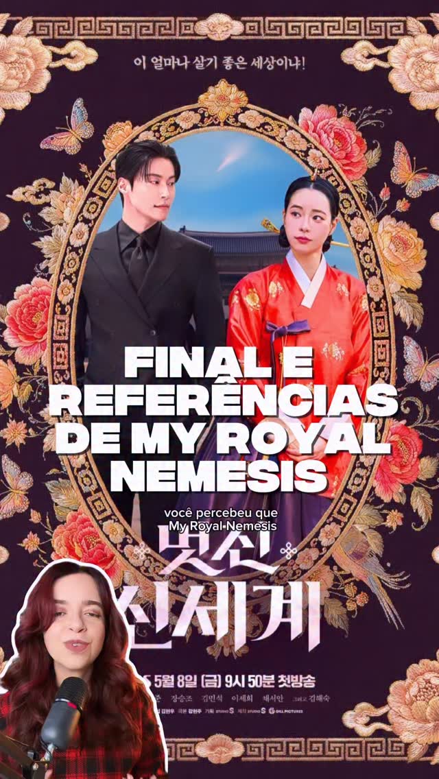 QUAL A SUA TEORIA PARA O FINAL DE MY ROYAL NEMESIS? 

O k-drama estrelado por Lim Ji Yeon e Heo Nam Jun entra em sua última semana e continua sendo um dos dramas mais comentados da Coreia. Além da história principal, a série também traz referências à cultura pop e à história coreana, incluindo Kim Du-han e até uma menção à lendária atriz Ko Du-shim no episódio 7.

Separei algumas curiosidades que muita gente fora da Coreia acabou deixando passar!

#MyRoyalNemesis #LimJiYeon #HeoNamJun #KDrama #doramanetflix  KDramas DramaCoreano Doramas2026 DramaDeEpoca CuriosidadesKDrama KimDuHan KoDuShim NaCoreiaTem