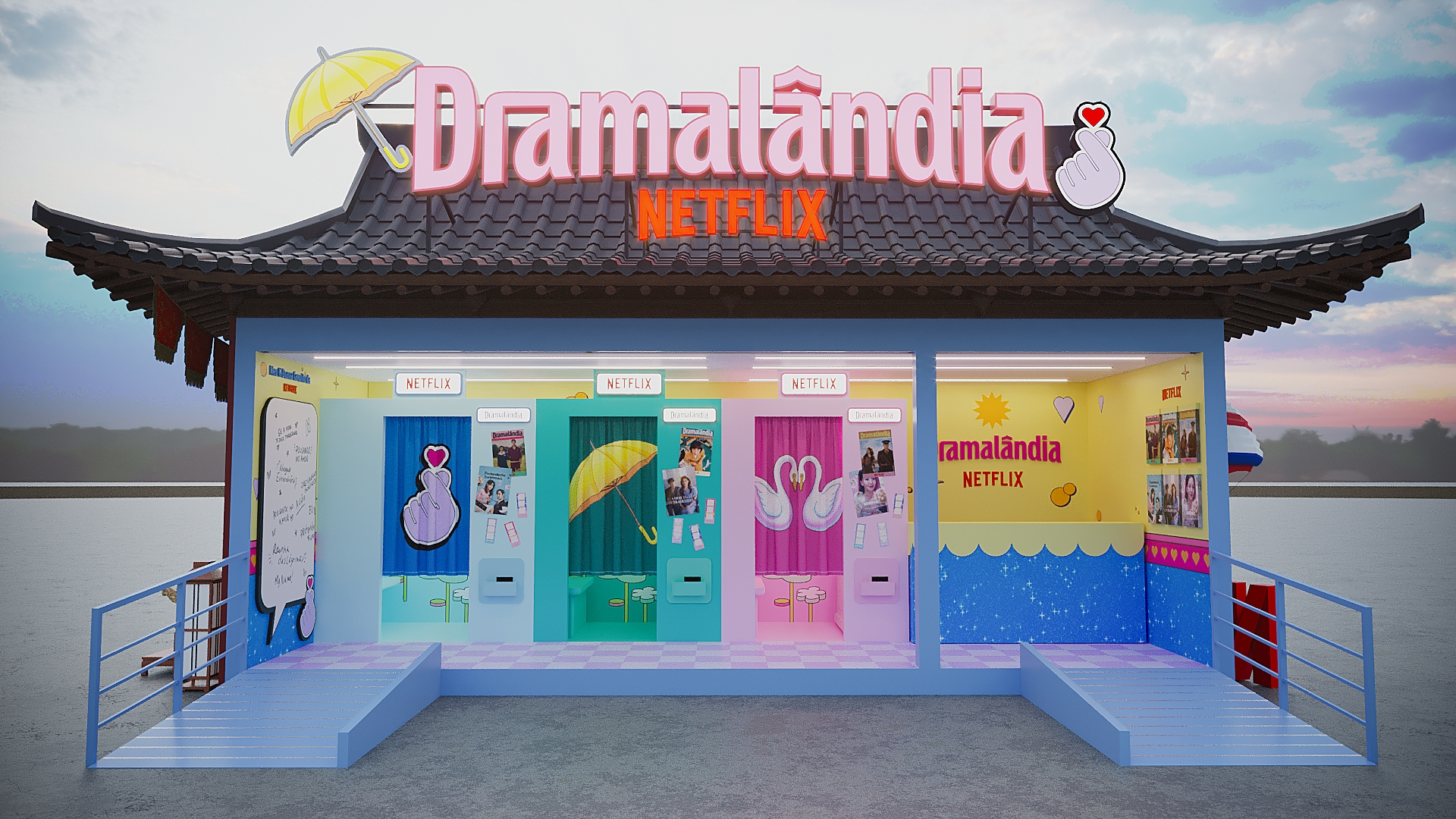 3d das estações do Dramalandia netflix