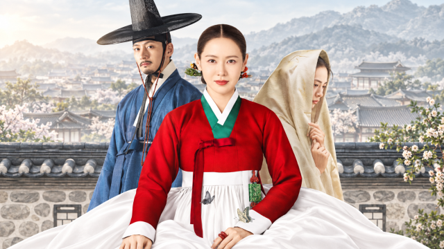 atores coreanos em poster de escandalo e intriga novo dorama netflix